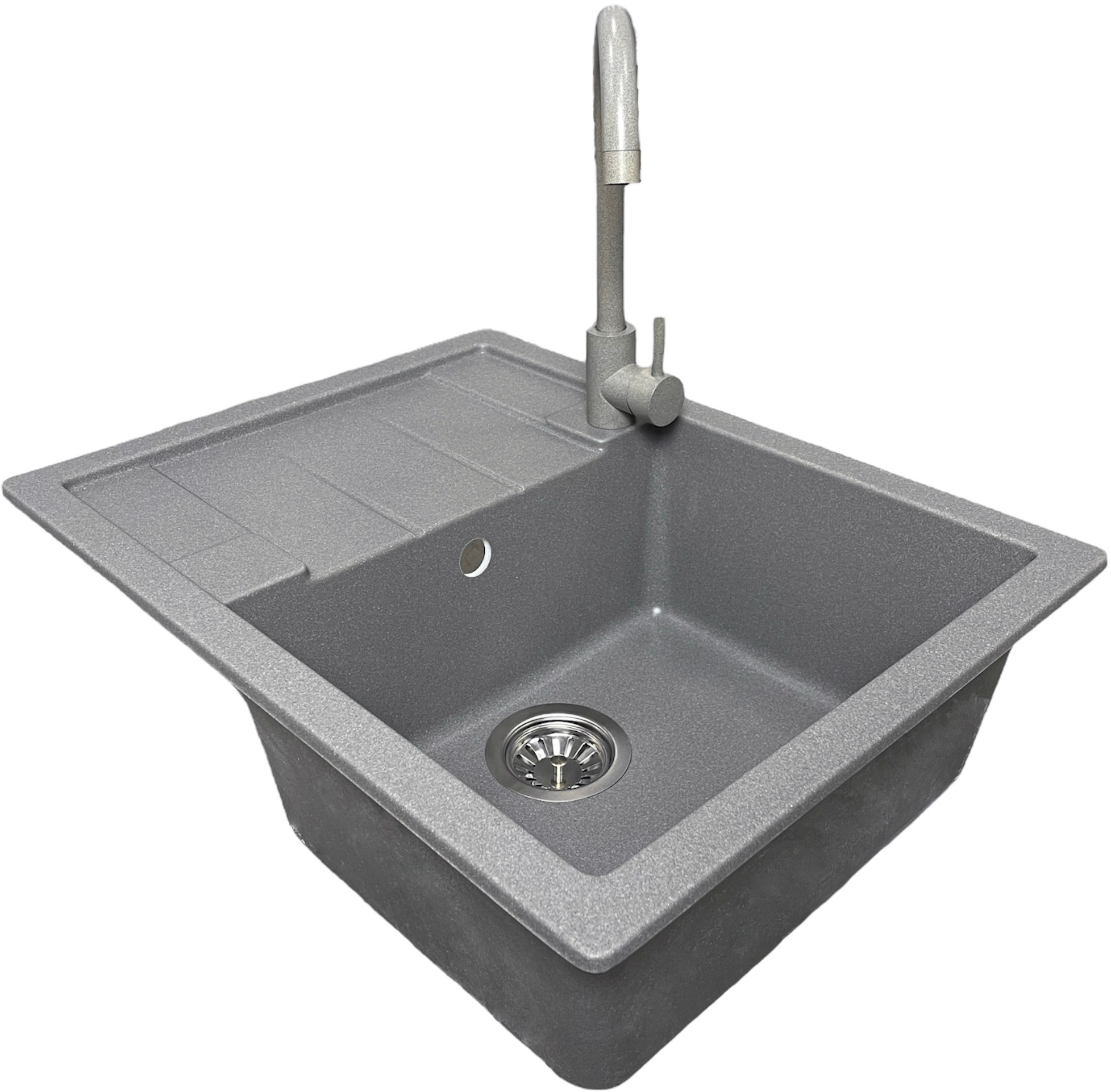 Кухонная мойка Adamant Anila 645x495x200мм серый (182496900304)