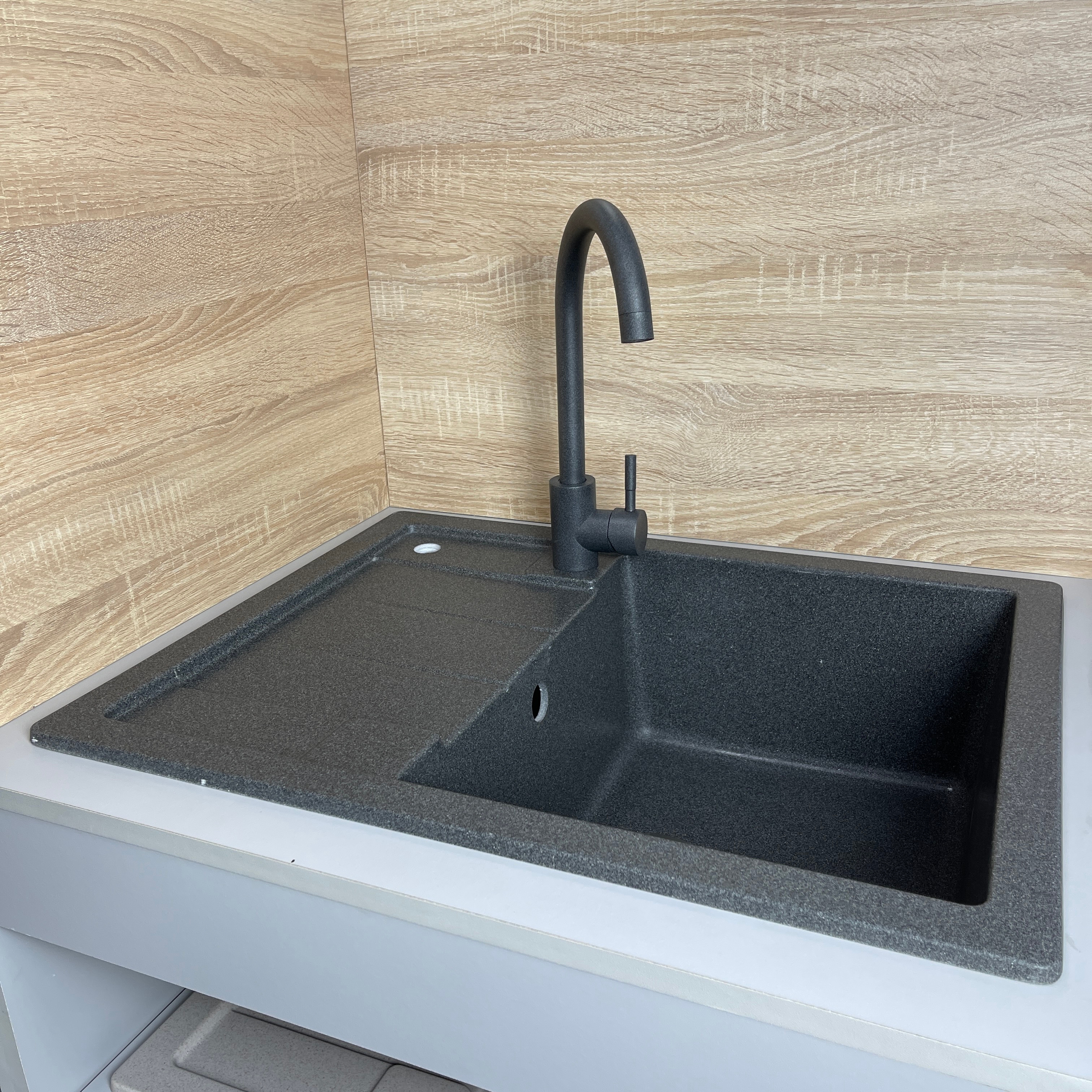 Кухонная мойка Adamant Anila 645x495x200мм графит (182496900313) отзывы - изображения 5