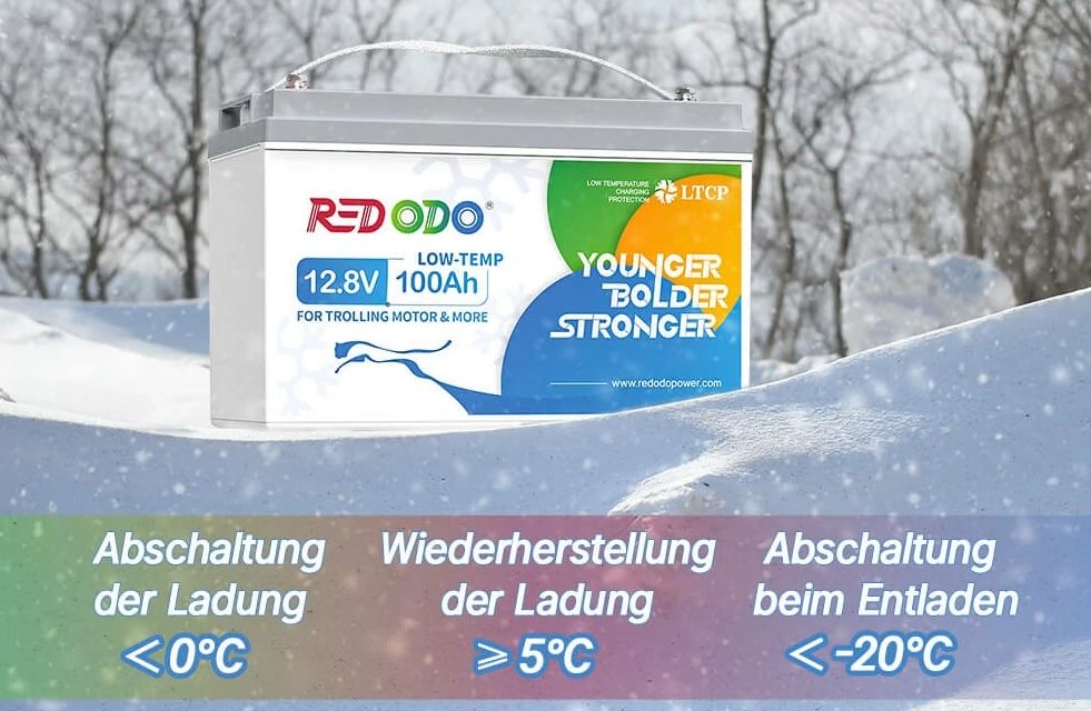 в продажу Акумуляторна батарея Redodo LiFePO4 12.8V, 100Ah, 1280Wh, Low-Temp, BMS 100A - фото 3