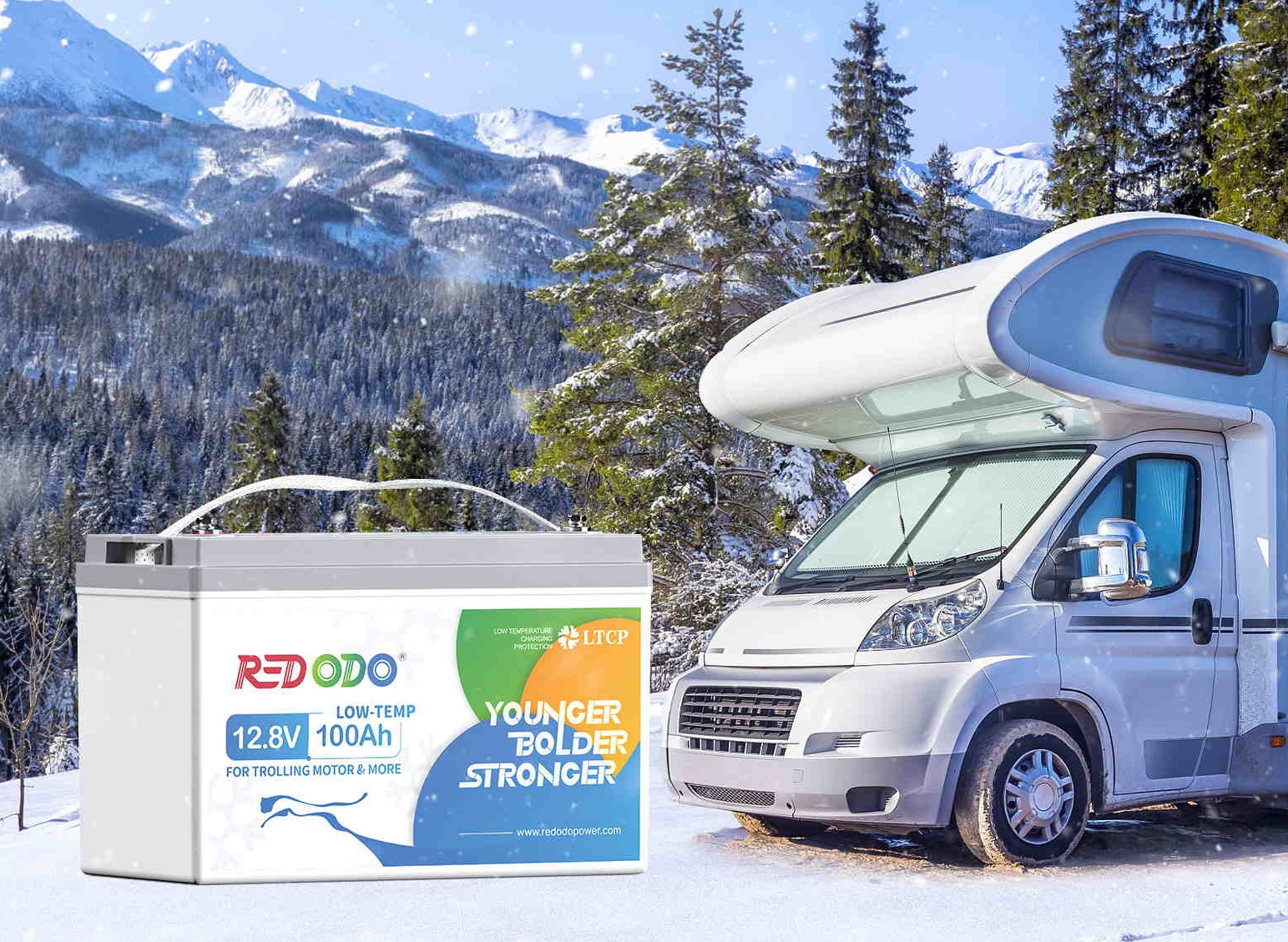 Акумуляторна батарея Redodo LiFePO4 12.8V, 100Ah, 1280Wh, Low-Temp, BMS 100A характеристики - фотографія 7