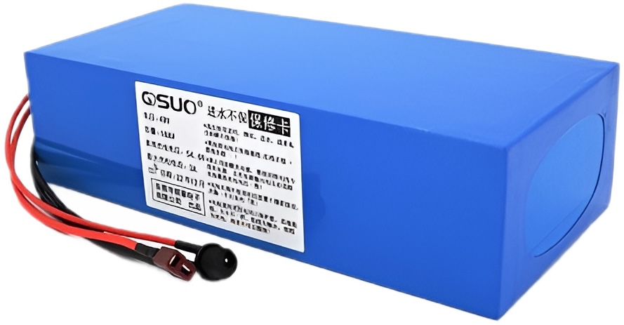 Аккумулятор QiSuo 48V 18A Li-ion 18650, DC 5.5x2.1 мама + T-2HQ мама (QS-4818)