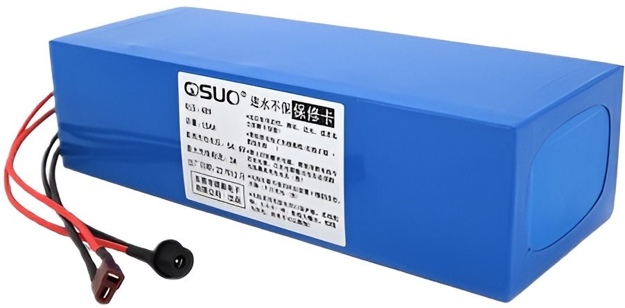 Аккумулятор QiSuo 48V 15A Li-ion 18650, DC 5.5x2.1 мама+T-2HQ мама (QS-4815)