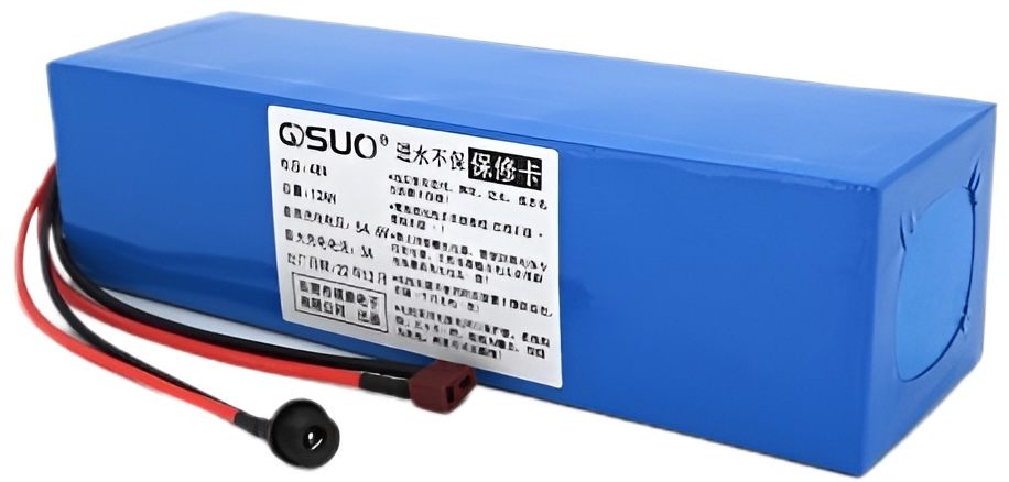Аккумулятор QiSuo 48V 12A Li-ion 18650, DC 5.5x2.1 мама + T-2HQ мама (QS-4812)