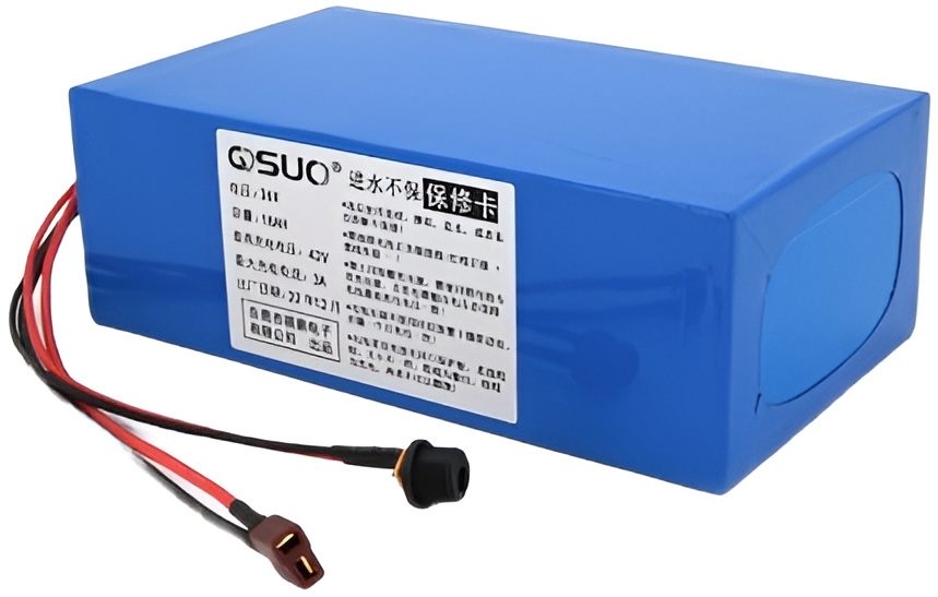 Аккумулятор QiSuo 36V 18A Li-ion 18650, DC 5.5x2.1 мама + T-2HQ мама (QS-3618)