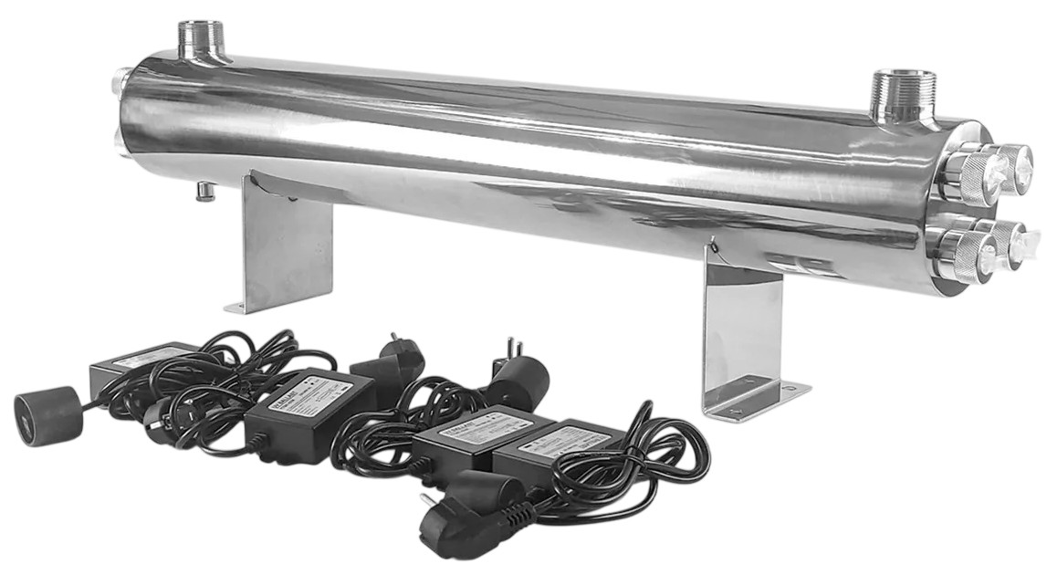 Ультрафіолетовий знезаражувач Raifil UV-48 GPM (без лічильника) ціна 22000 грн - фотографія 2