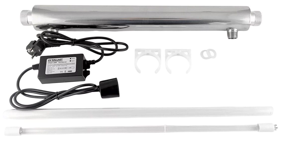 Ультрафіолетовий знезаражувач Raifil UV-9 GPM 35W 1"