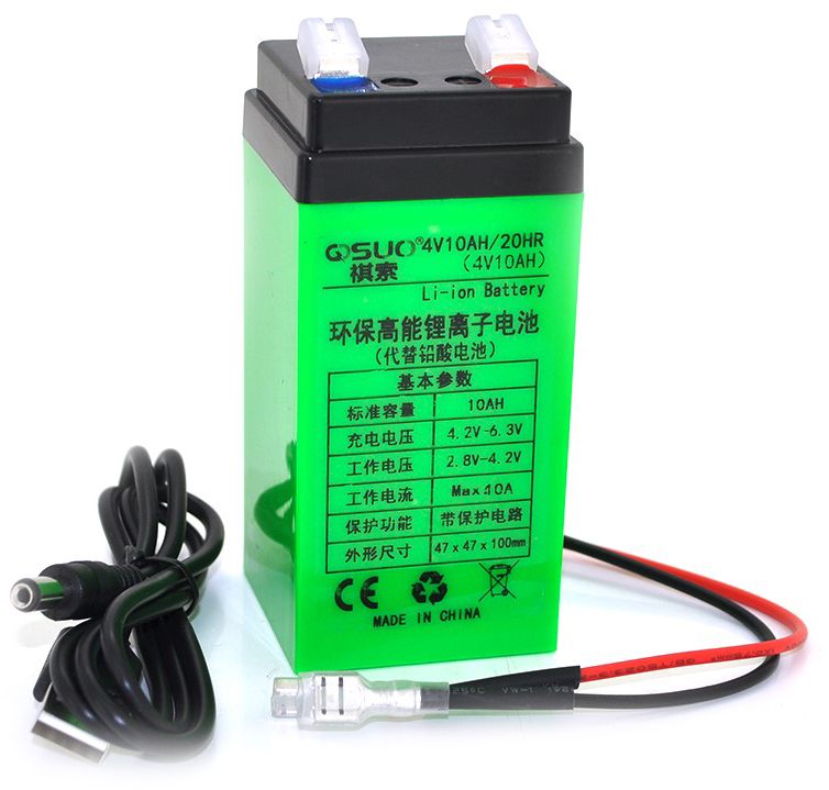 Акумулятор QiSuo 4V 10A Li-ion 18650 (QS-4010)