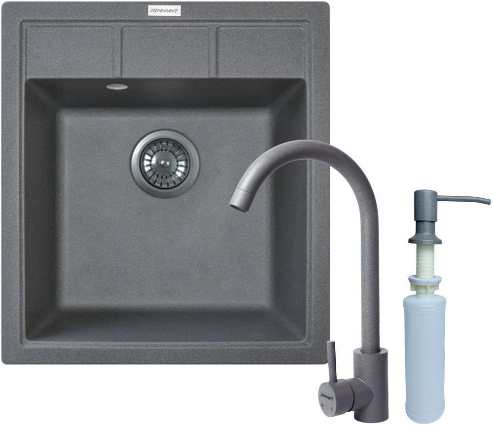 Adamant Brick 460x515x200мм сірий (4824296209704)