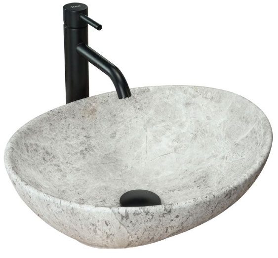 Раковина Rea Sofia Light Stone 34,5x41 grey REA-U0165