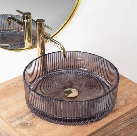 в продажу Раковина Rea Ingrid 40x40 grey (REA-U0279) - фото 3