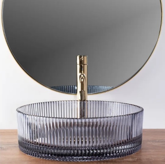 Раковина Rea Ingrid 40x40 grey (REA-U0279) відгуки - зображення 5