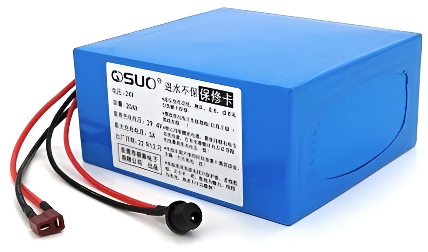 Аккумулятор QiSuo 24V 20A Li-ion 18650, DC 5.5x2.1 мама + T-2HQ мама (QS-2420)