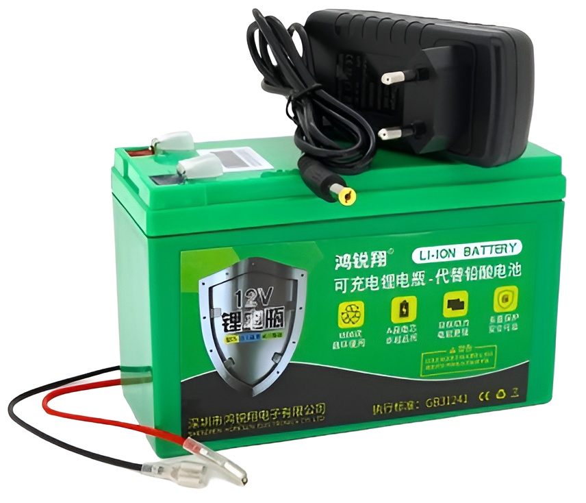 Аккумулятор Voltronic 12 V 21A Li-ion 18650 + зарядное устройство 12,6V 2A (Li12021ACh)