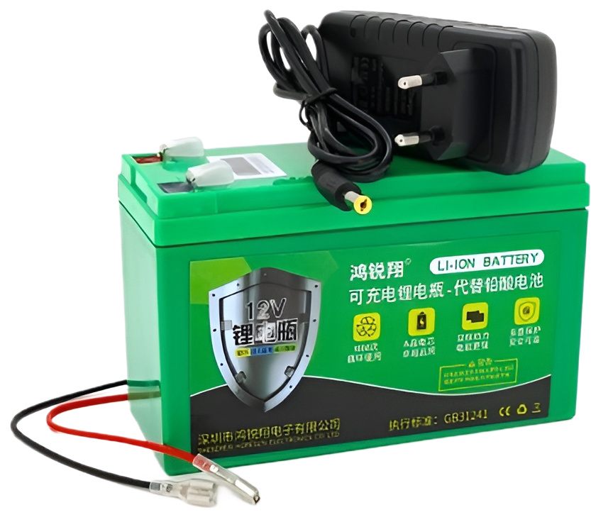 Аккумулятор Voltronic 12V 14A Li-ion 18650 + зарядное устройство 12,6V 2A (Li12014A)