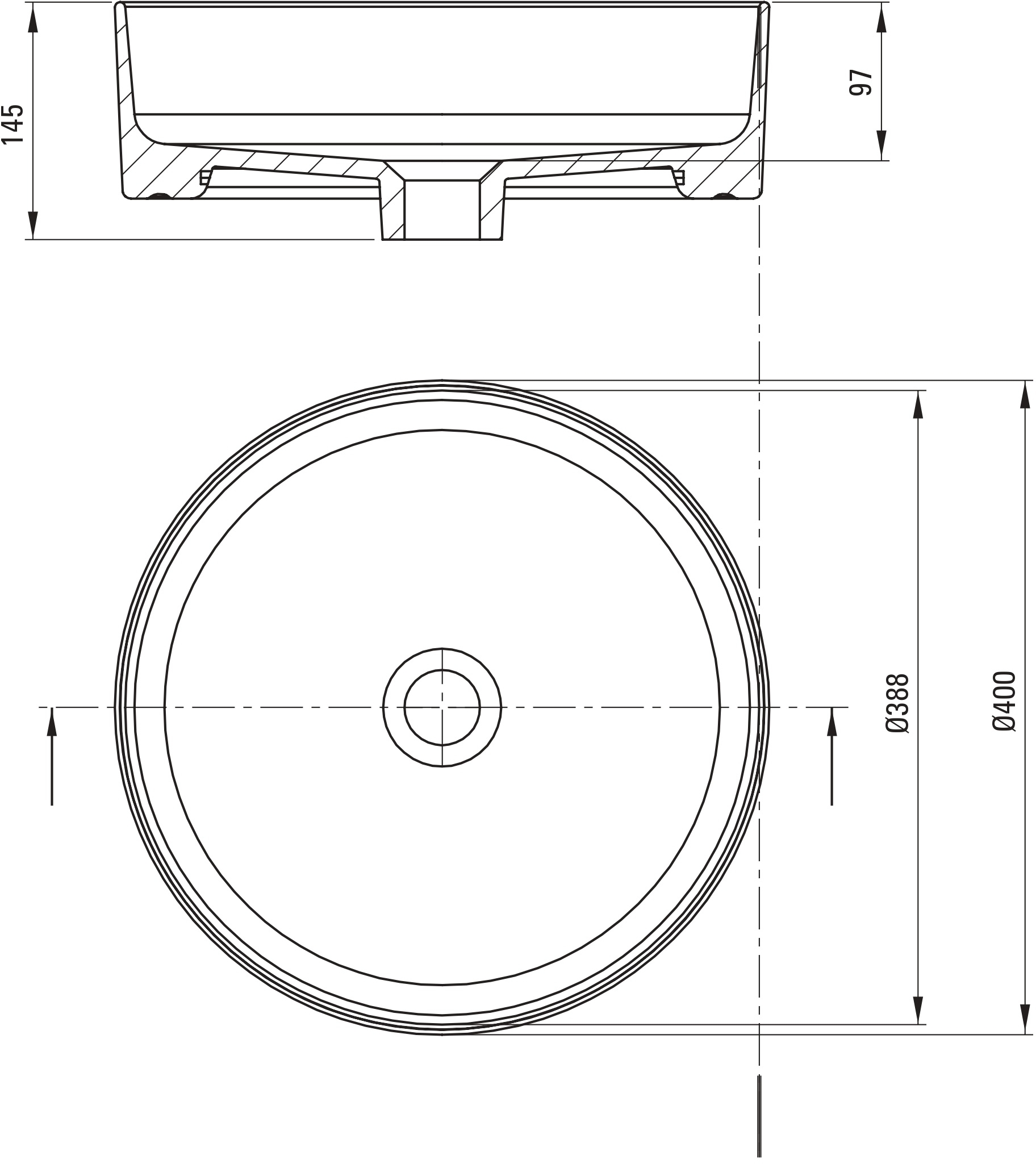 Grohe Mega Bundle 38555MBK Габаритные размеры