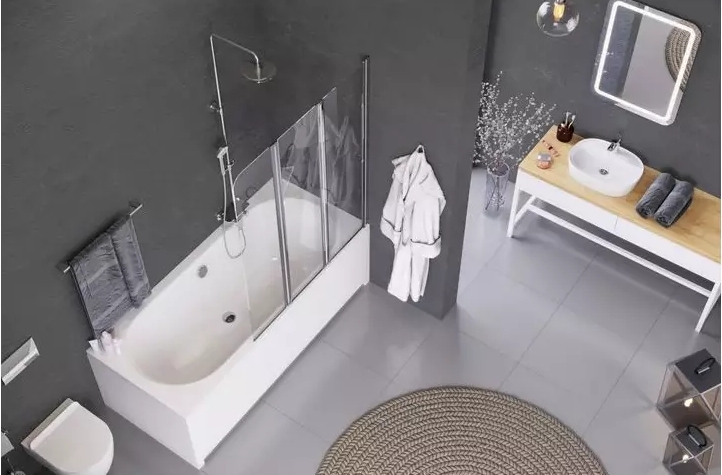 в продаже Шторка для ванны Excellent Fliper 120x140 см правая (KAAX.1309.1200.PR) - фото 3