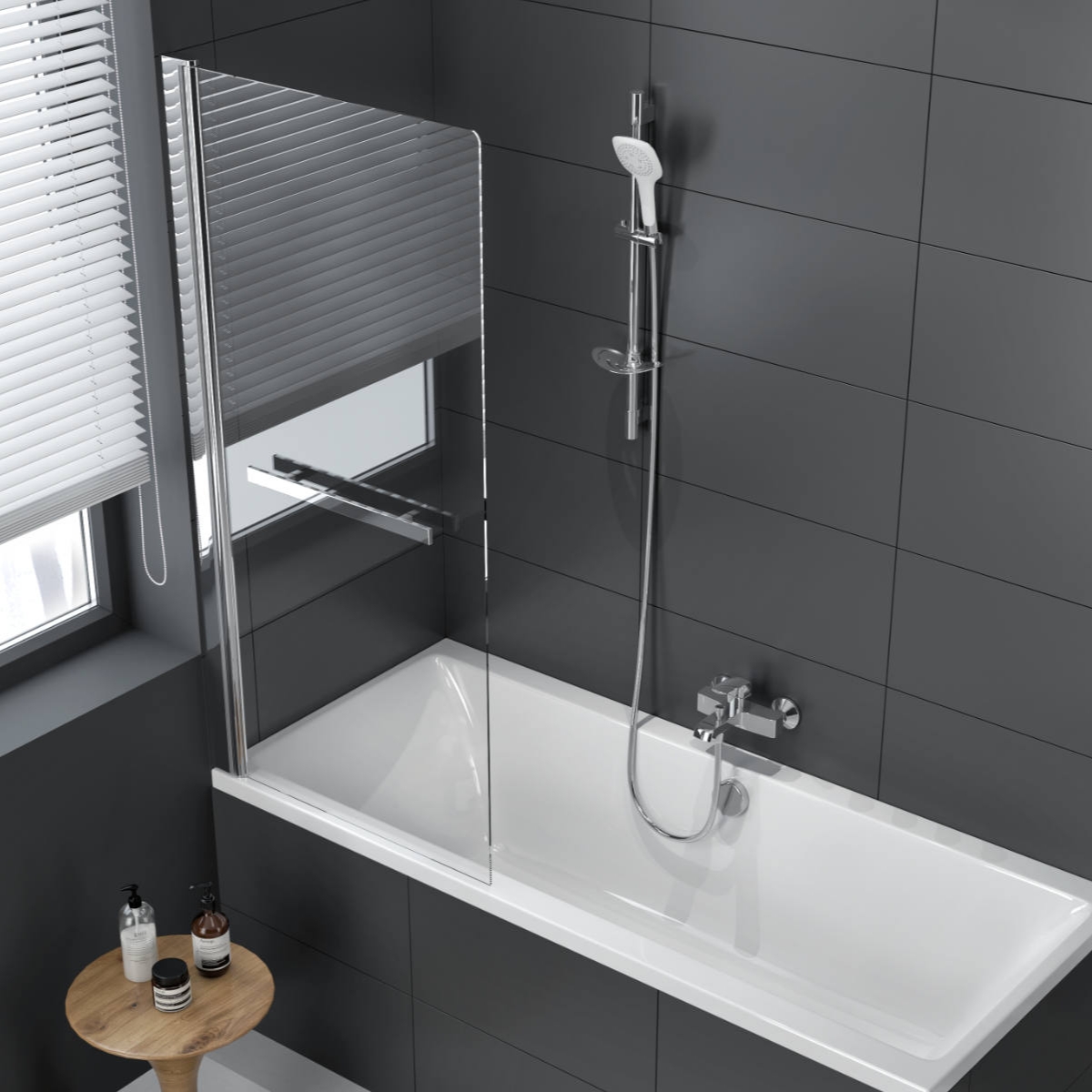 Шторка для ванны Excellent Seria 900 75x145 см (KAAC.1609.730.LP) цена 16912 грн - фотография 2