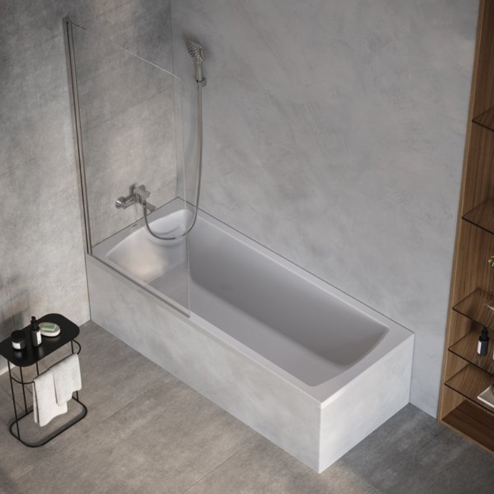 Шторка для ванни Ravak Transparent XPSVS1-80 (X75OMC0FZ1)