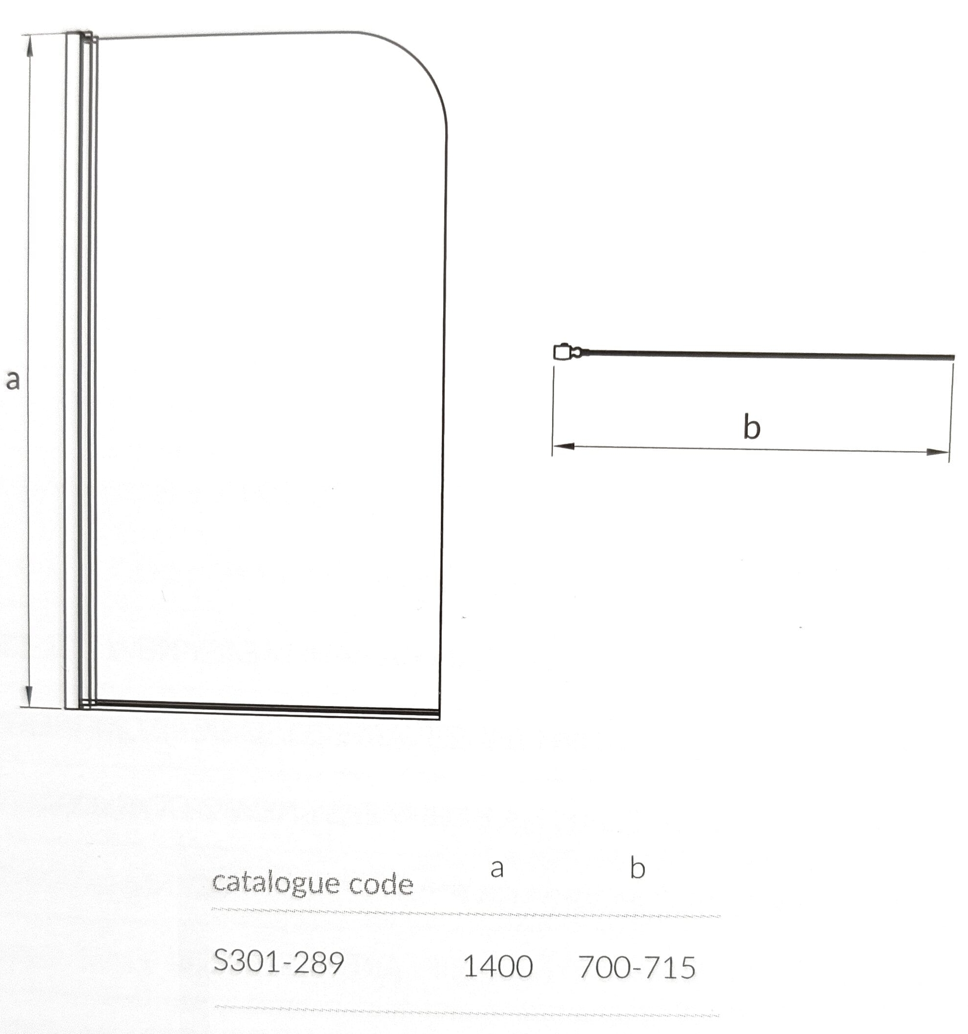 Cersanit Easy New 140x70 (S301-289/EZZG1000133638) Габаритні розміри
