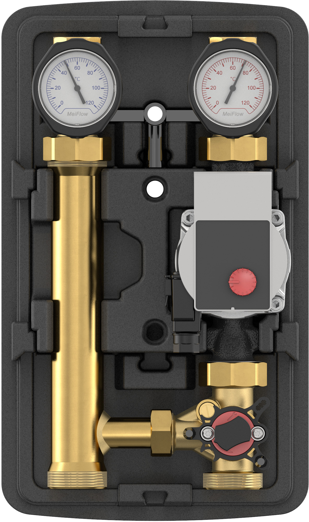 Насосная группа Meibes MeiFlow Top S МC 1'' DN 25 (M66931.36WI) цена 23290 грн - фотография 2