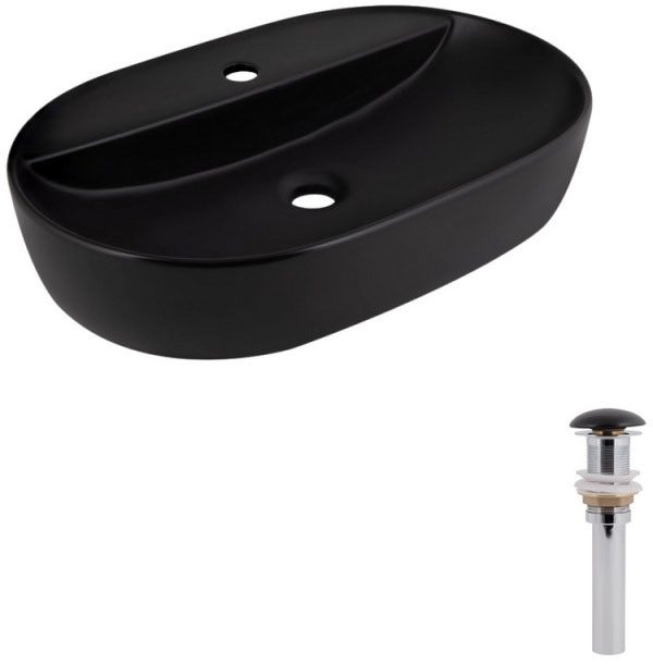 Умивальник Q-Tap Scorpio Matt black (QT142203MBMBN48469)