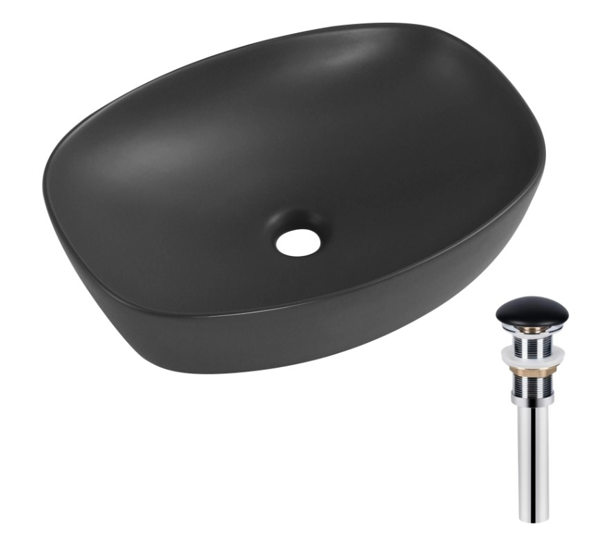 Раковина Q-Tap Cardinal Anthracite (QT04116302AN)