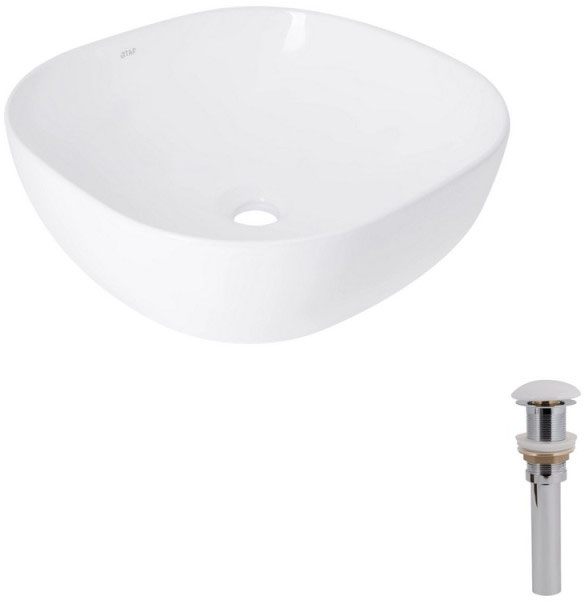 Умивальник Q-Tap Kolibri White (QT1011K396WN48468)