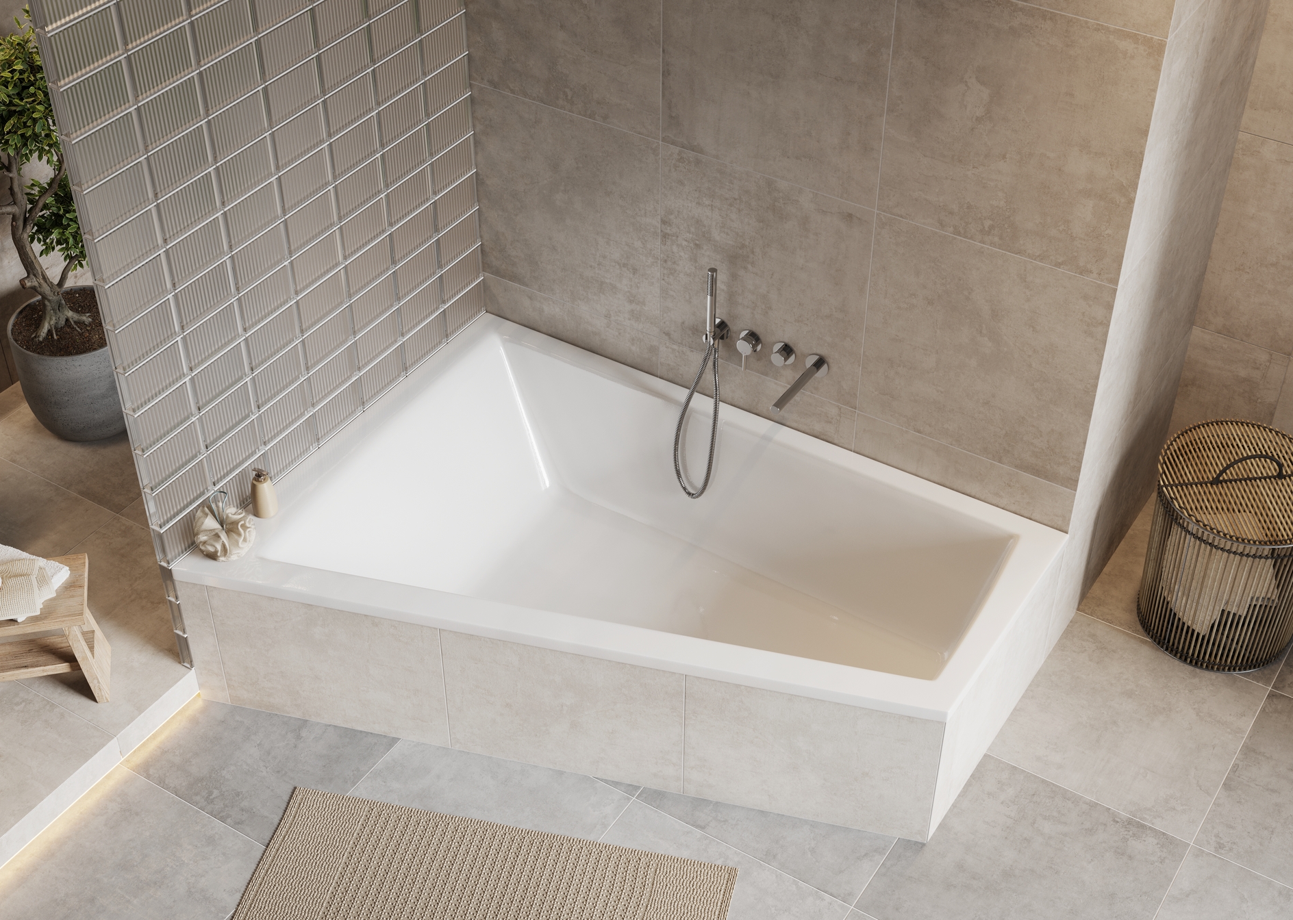 в продажу Ванна Excellent Sfera Maxi Slim 180x130 ліва (WAEX.SML18WHS) - фото 3