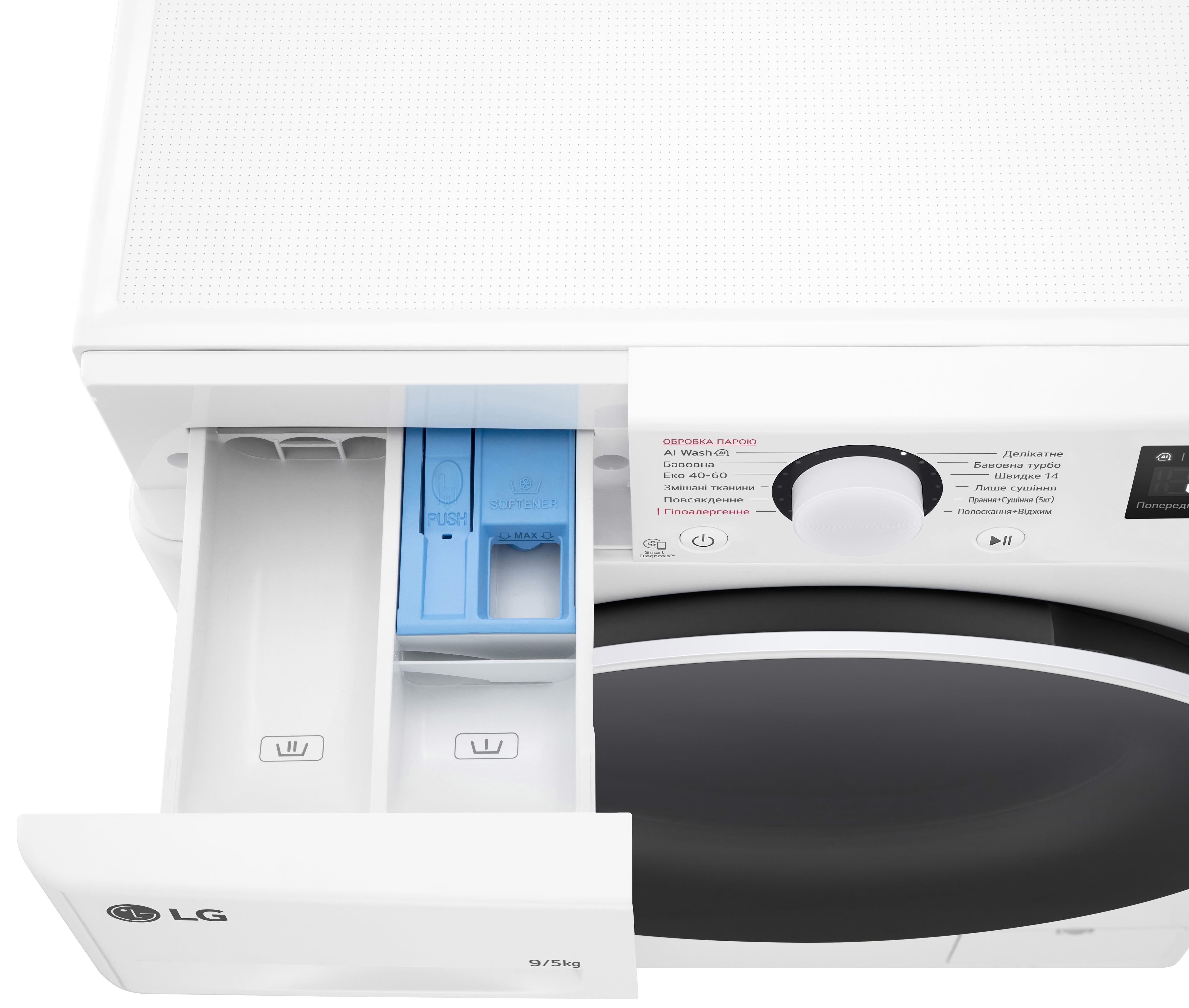Стирально-сушильная машина LG F2R5FG0W внешний вид - фото 9