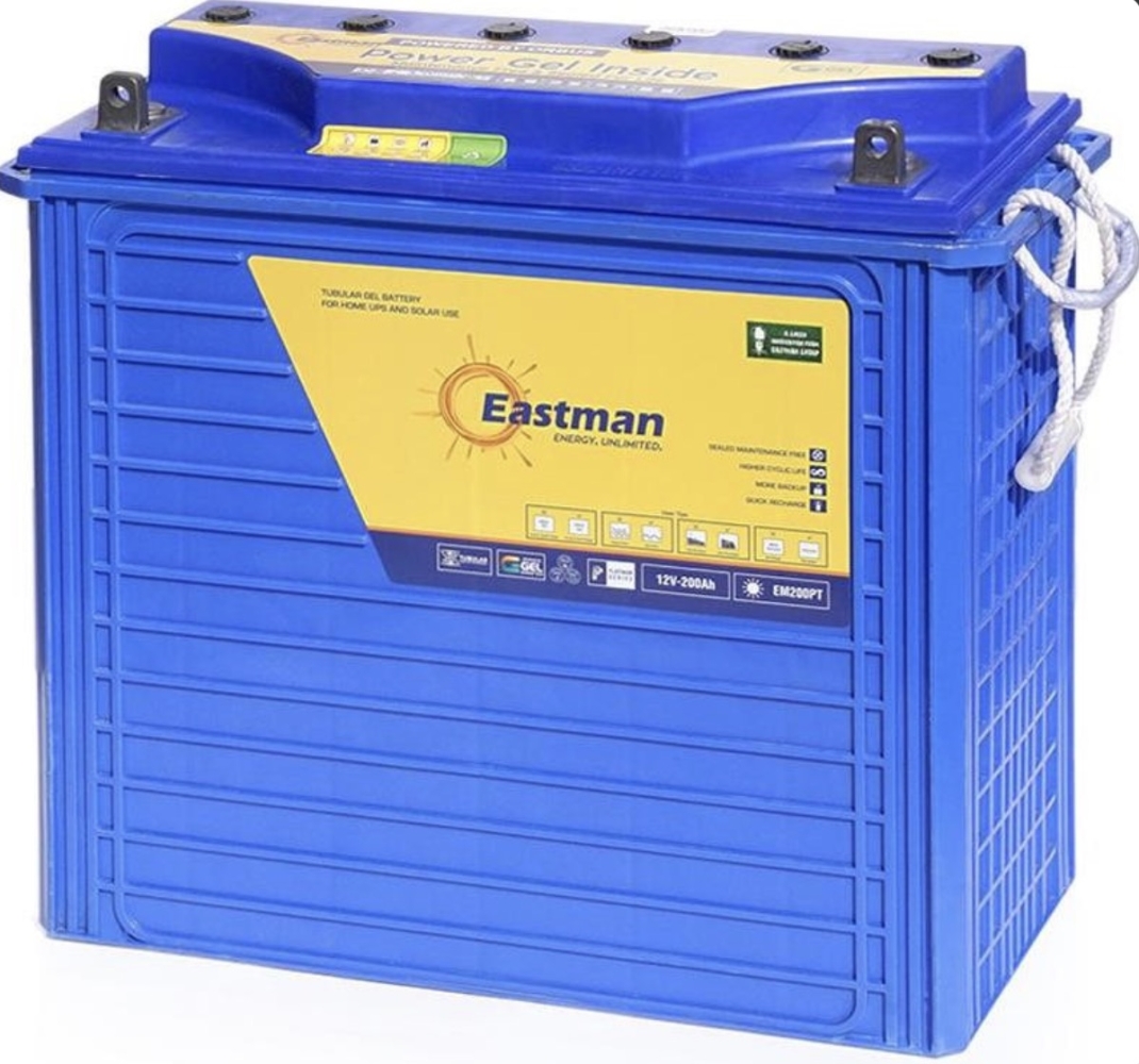Eastman CG12200 Tubular GEL 12V 200Ah, Blue Q1/24 (EM200PT)