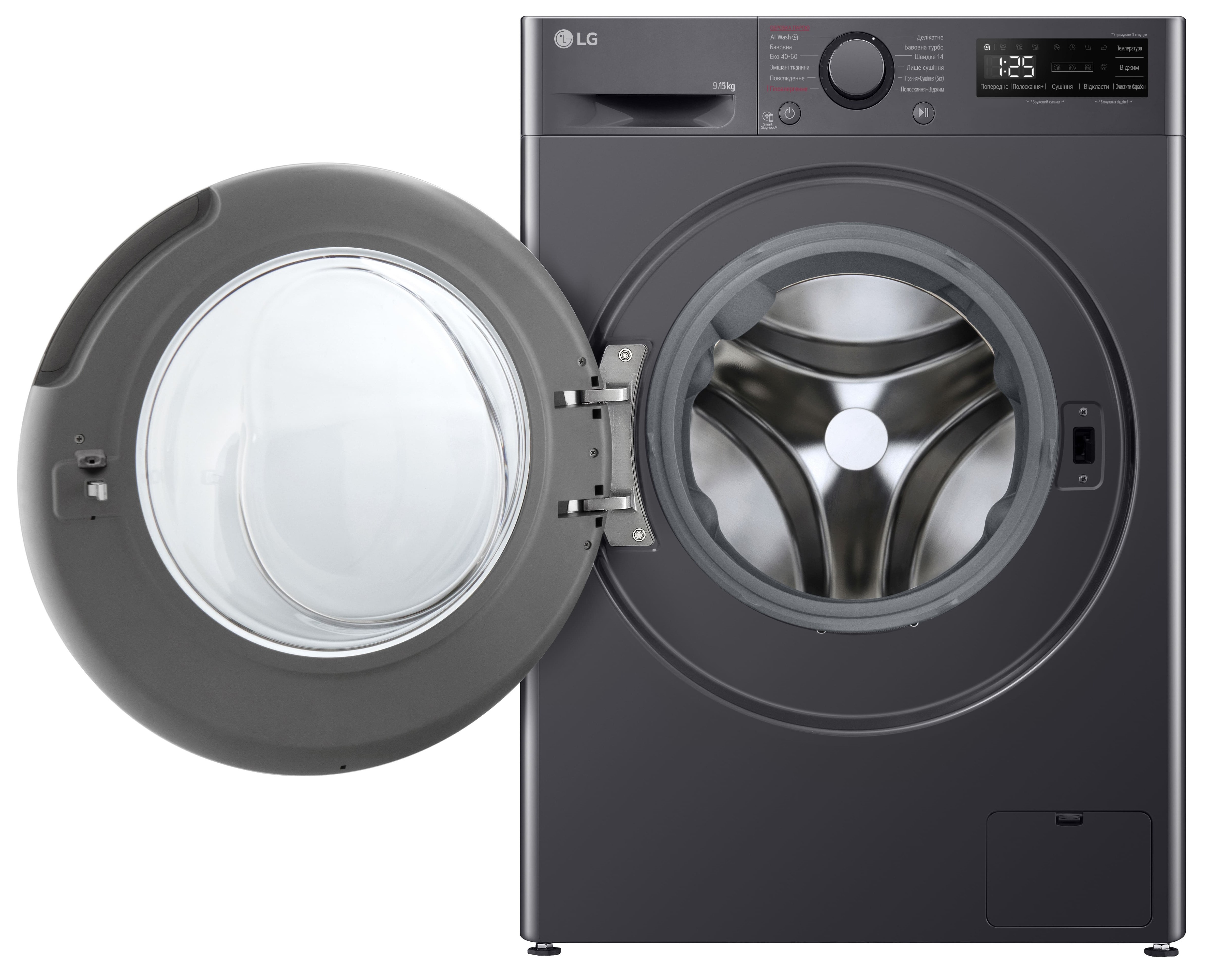 Стирально-сушильная машина LG F2R5FG6J обзор - фото 11