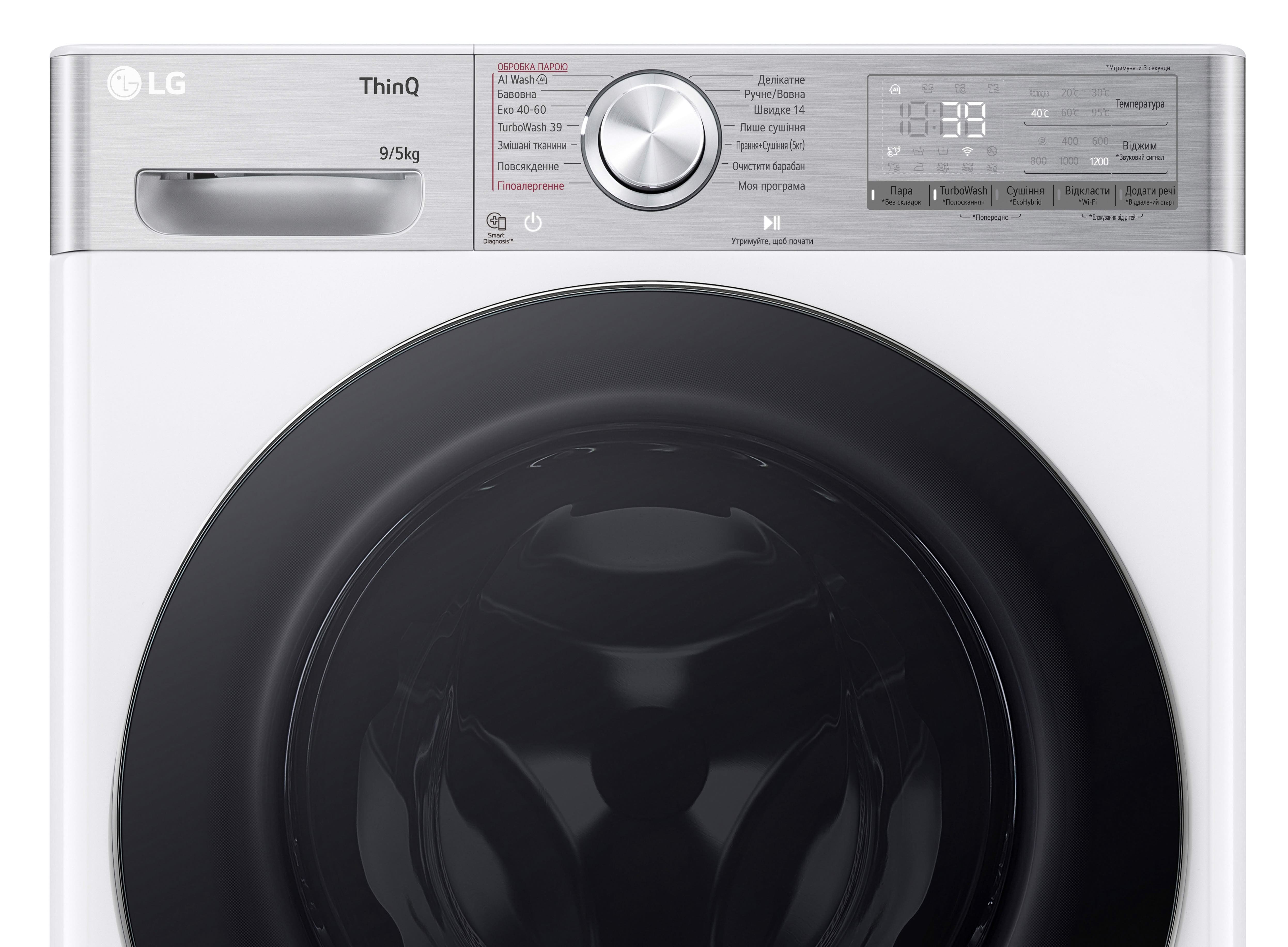 Прально-сушильна машина LG F2R9FC2E інструкція - зображення 6
