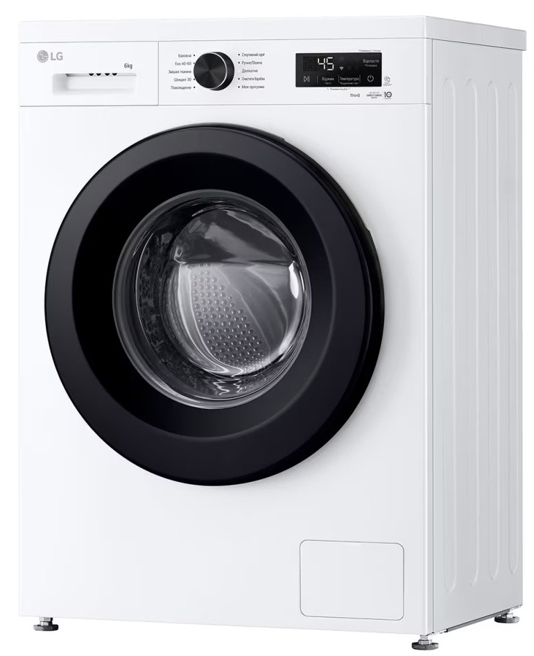 Пральна машина LG F2Y2NS6WE зовнішній вигляд - фото 9