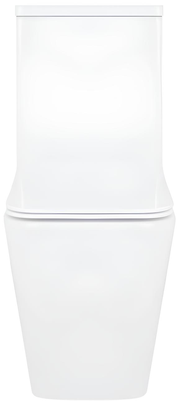 Унітаз-компакт Q-Tap Crow Eco Rimless (QTCRO27W48750) ціна 11128 грн - фотографія 2