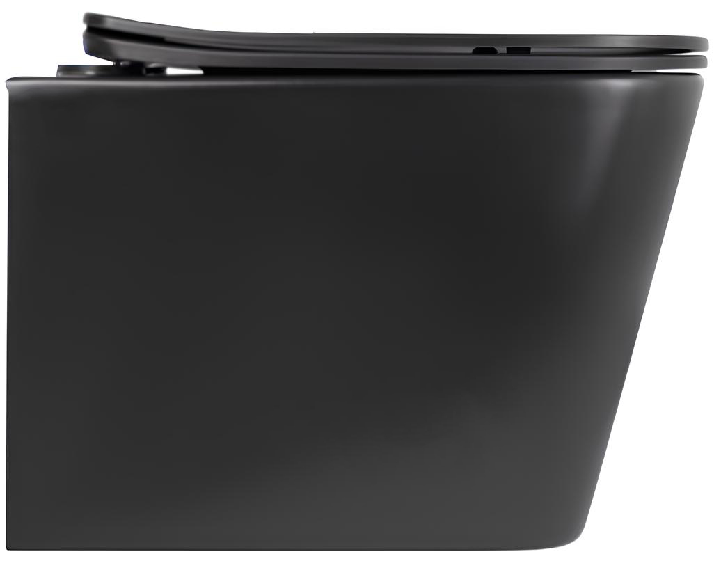 в продажу Унітаз підвісний Q-Tap Tern New Ultra Quiet, Matt Black (QT17332303ASMB) - фото 3