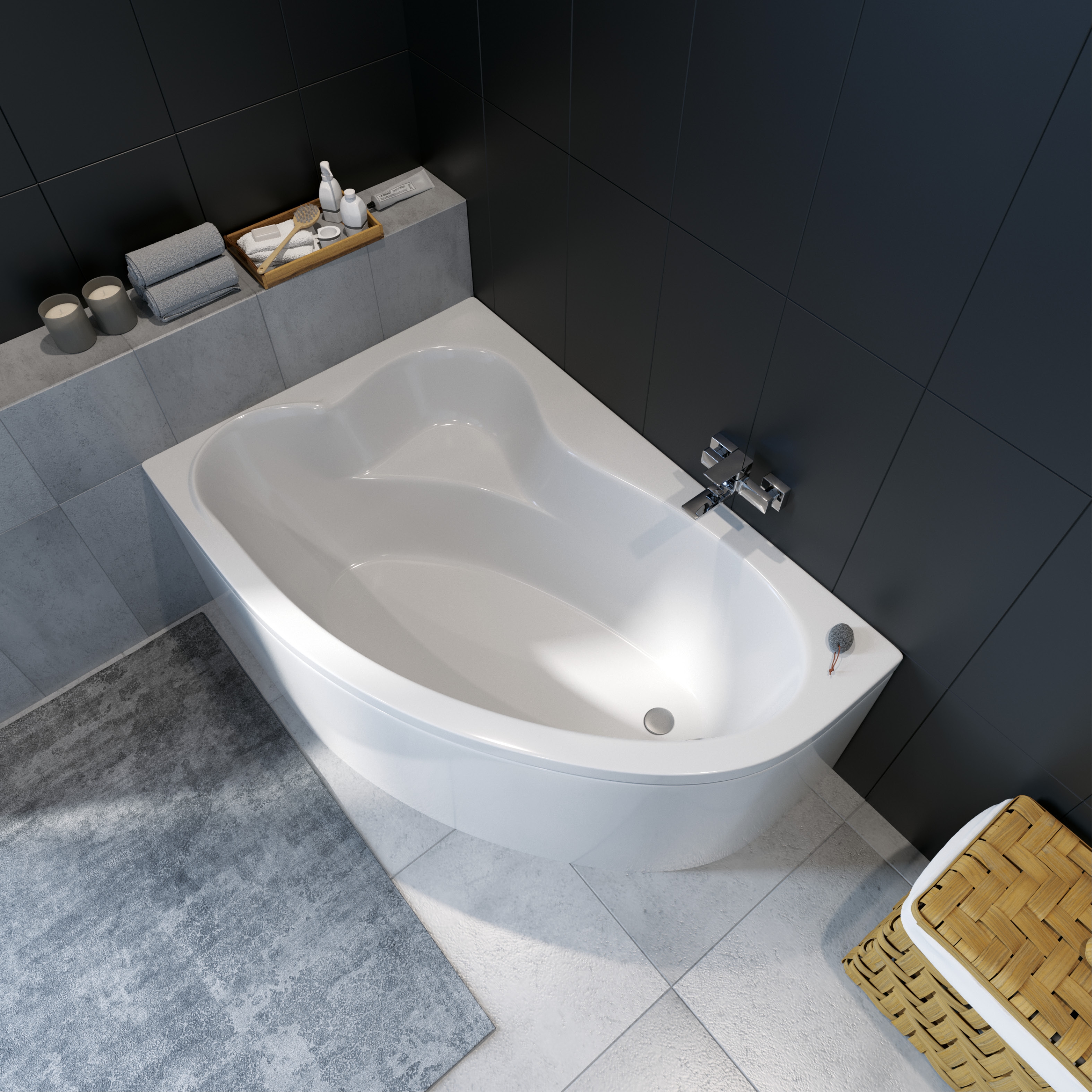 Ванна Koller Pool Nadine new 150x100 L (NADINENEW150X100L) ціна 15240 грн - фотографія 2