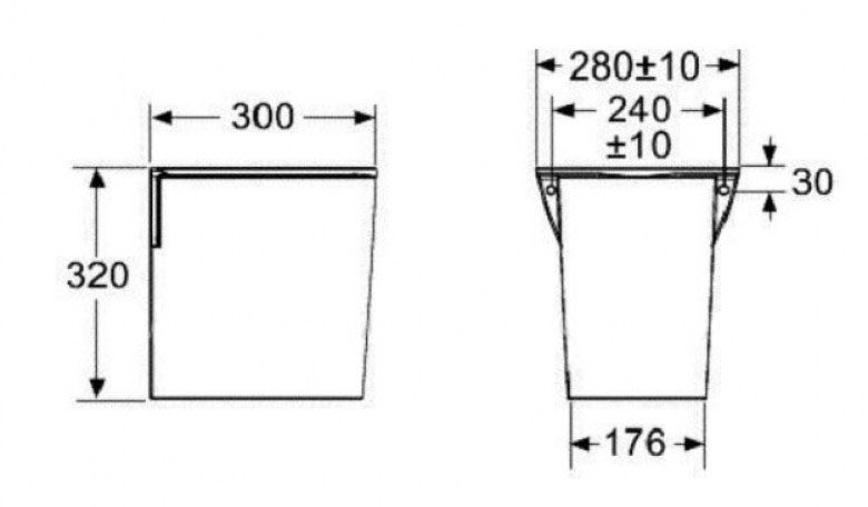 IDO Mosaik 51066-01 Габаритные размеры