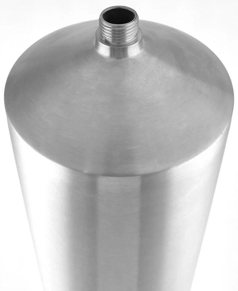 Магистральный фильтр Raifil 10 Big Blue 1" нержавеющая сталь с дренажным подключением 1/2" (HMF-10D) цена 7395 грн - фотография 2