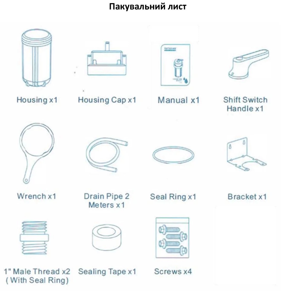 Магистральный фильтр Raifil BB10 с функцией промывки характеристики - фотография 7