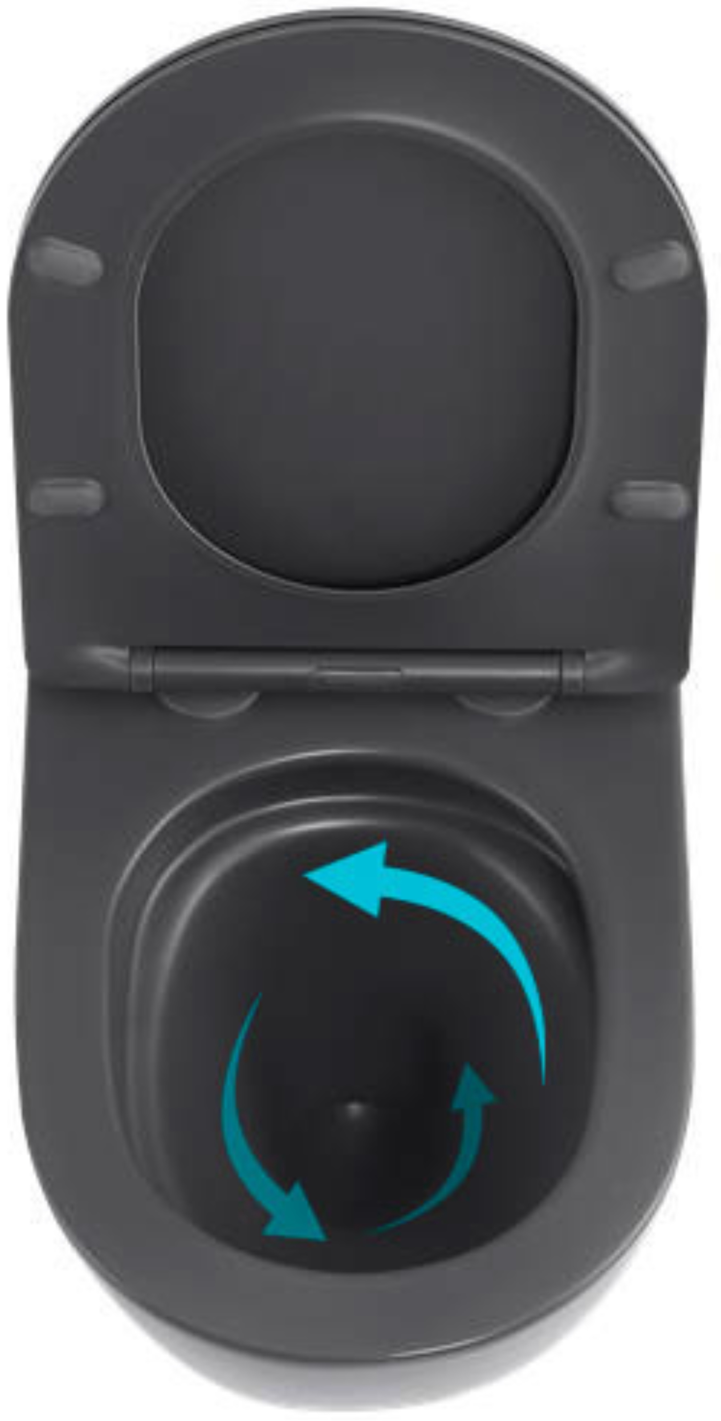 Унитаз подвесной Q-Tap Robin Ultra Quiet, Anthracite (QT13332381ASAN) отзывы - изображения 5