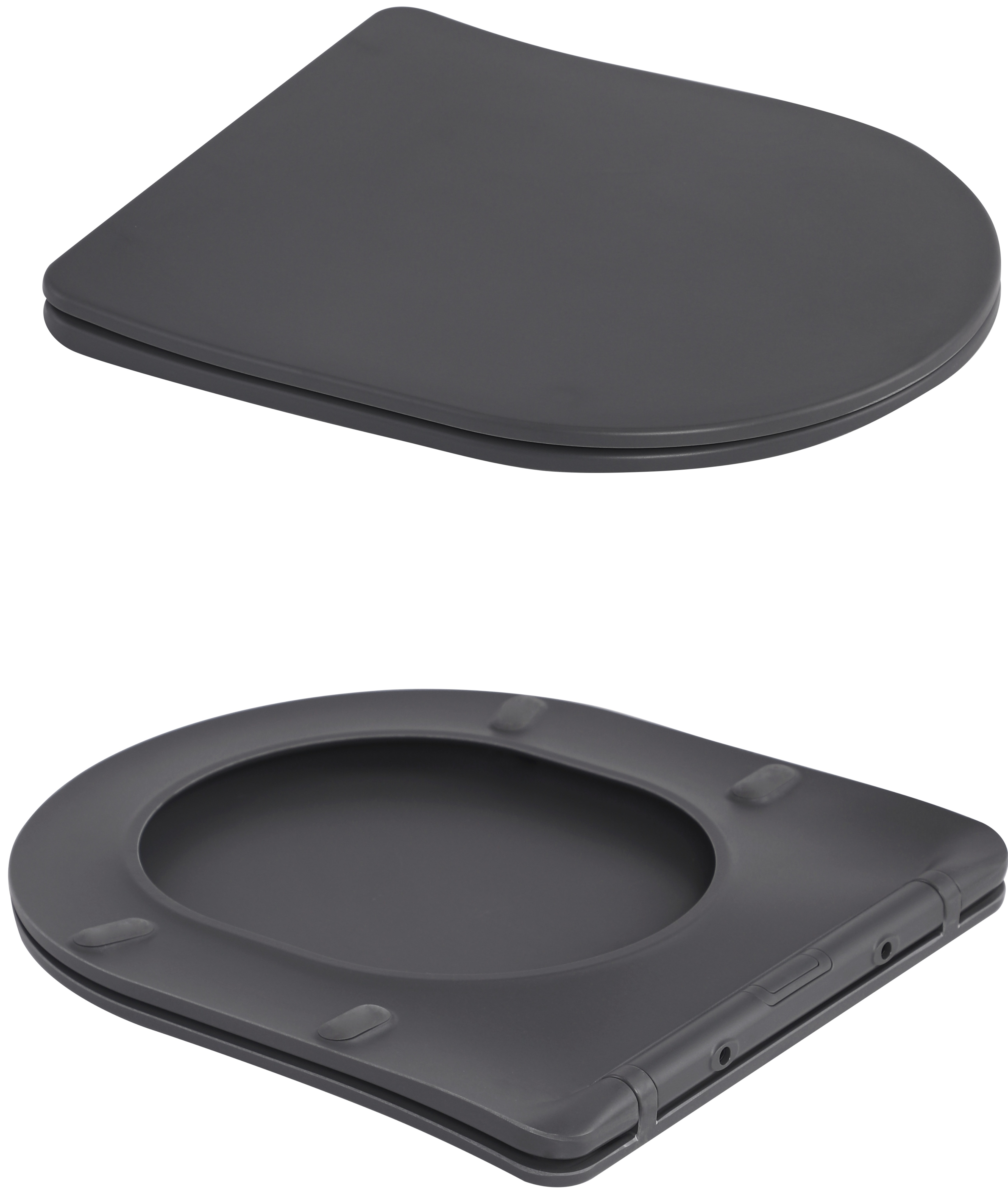 Унитаз подвесной Q-Tap Robin Ultra Quiet, Anthracite (QT13332381ASAN) характеристики - фотография 7