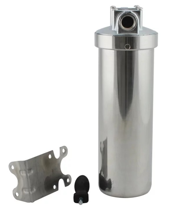 Магистральный фильтр Raifil 20 Slim 1" нержавеющая сталь (D2)