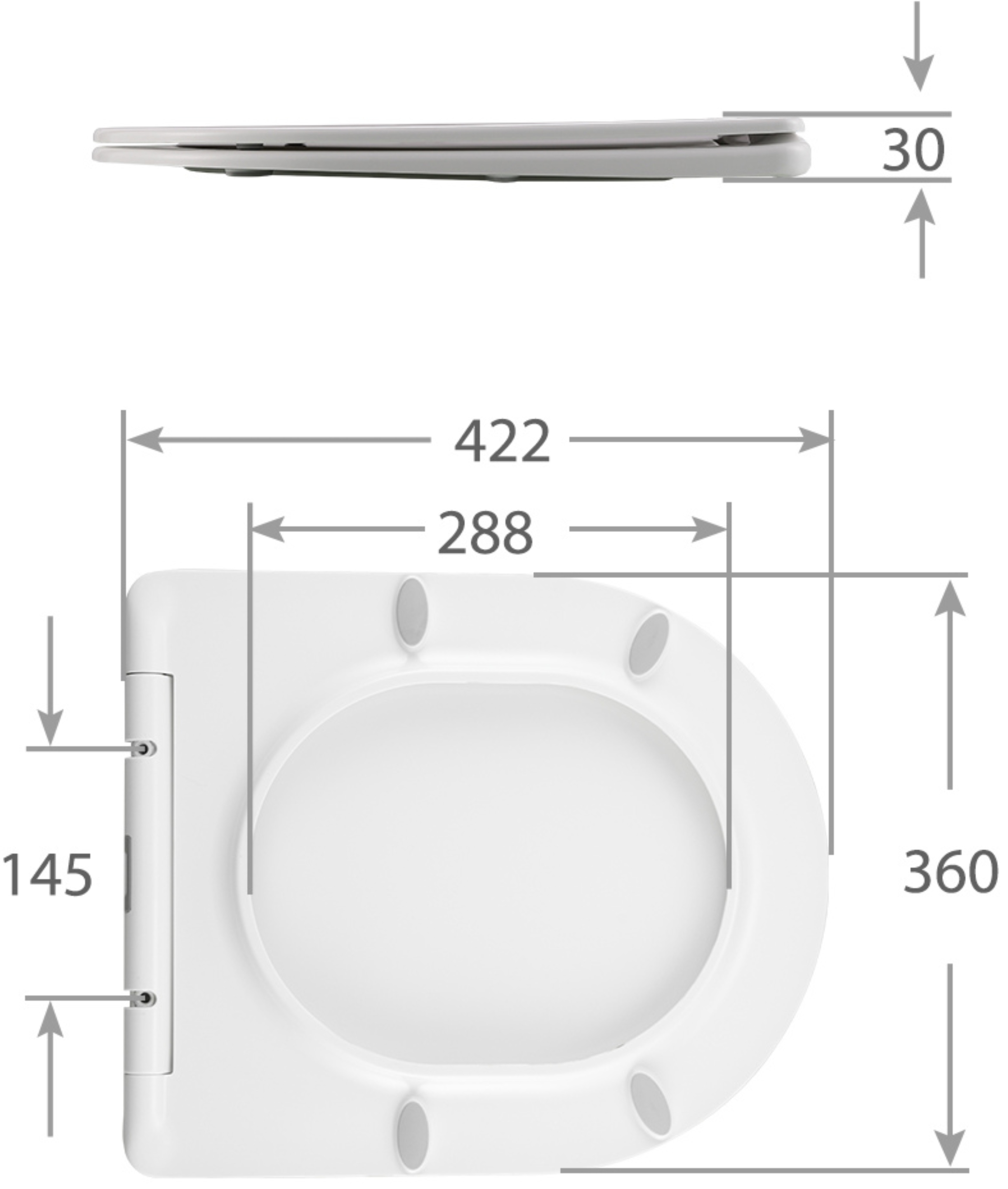 Q-Tap (Jay 640, Swan 640) Slim (QTSC179W48699) Габаритные размеры