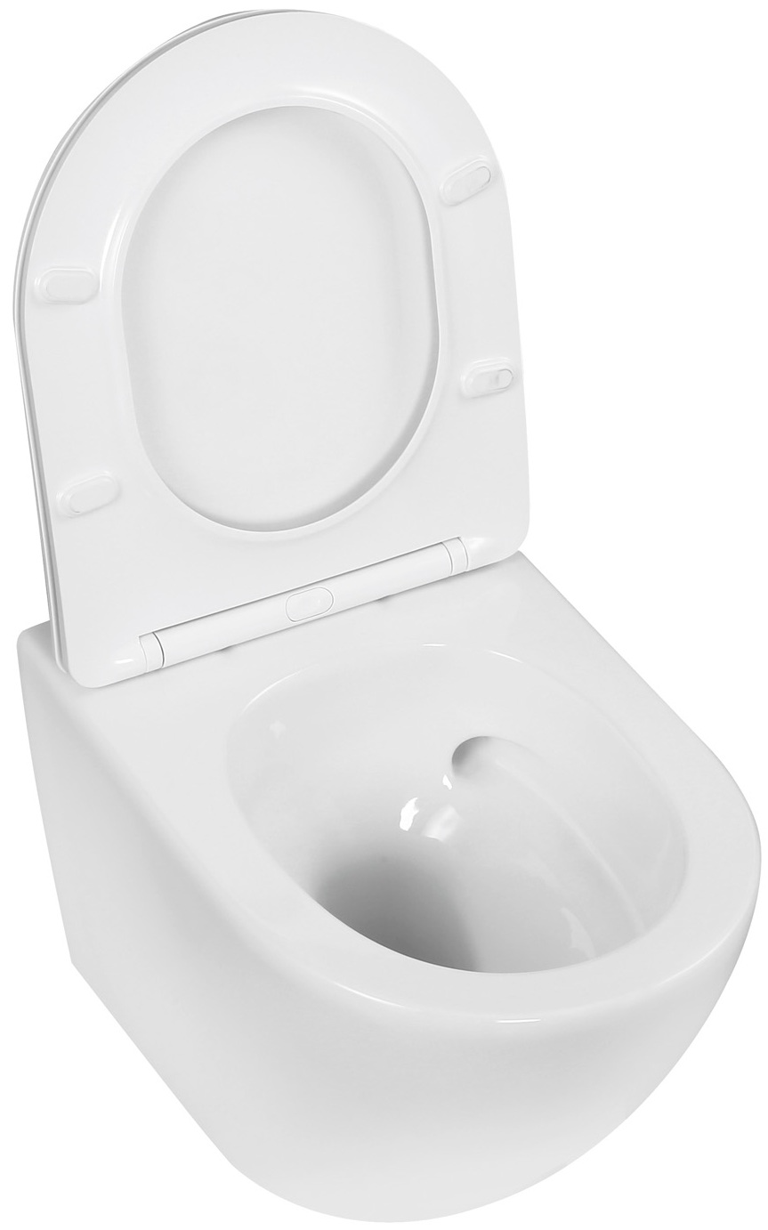 Унітаз підвісний Kerra Kasos WH ціна 11652 грн - фотографія 2