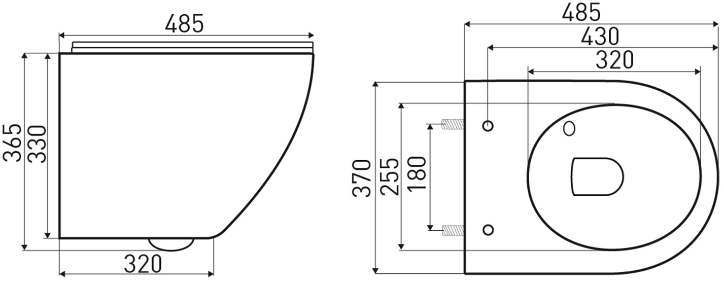 Kerra Kasos WH Габаритні розміри