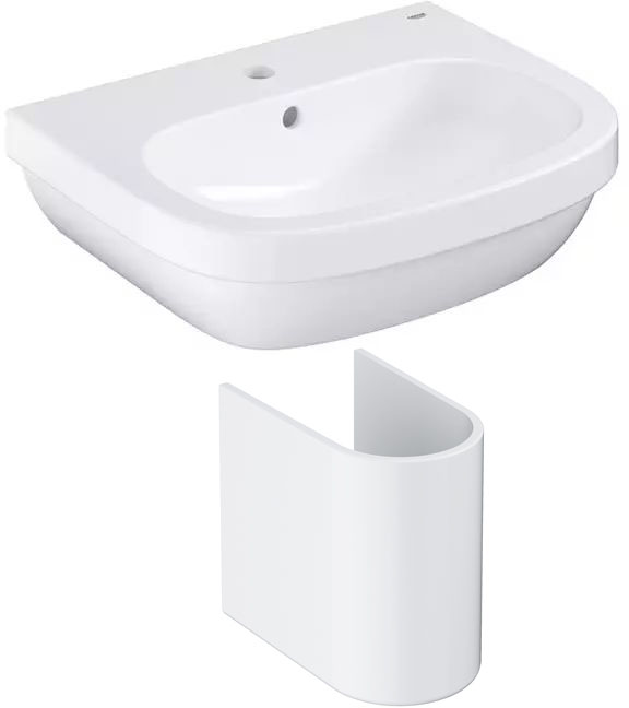 Умивальник з напівп'єдесталом Grohe Euro Ceramic (39336000_39201000)