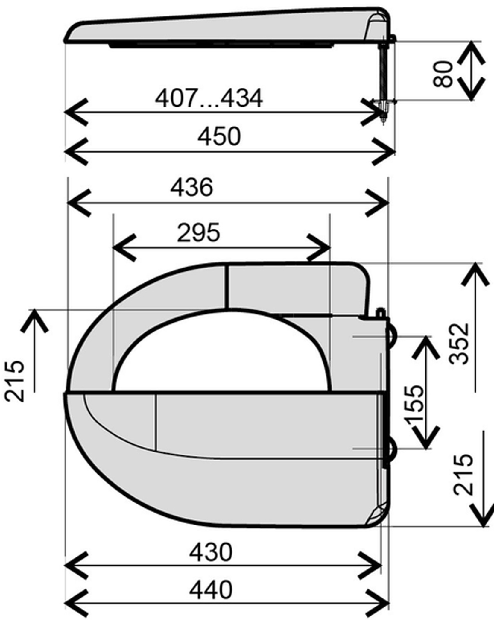 Optimum Aurora Габаритні розміри
