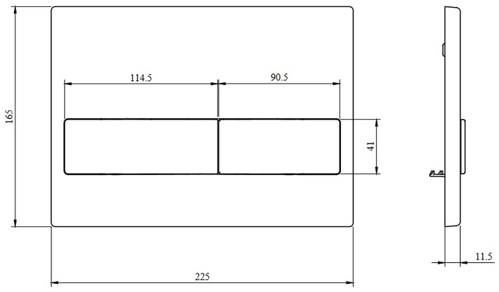 Koller Pool Dune 1200SL: KP-112-001 + RN-0490-RQ3 + KP-226-002 Габаритні розміри
