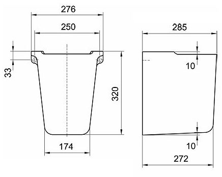 Kolo Nova Pro M37100000 Габаритні розміри