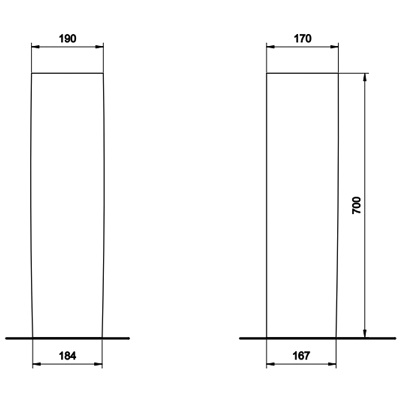 Kolo Primo K87000000 Габаритні розміри